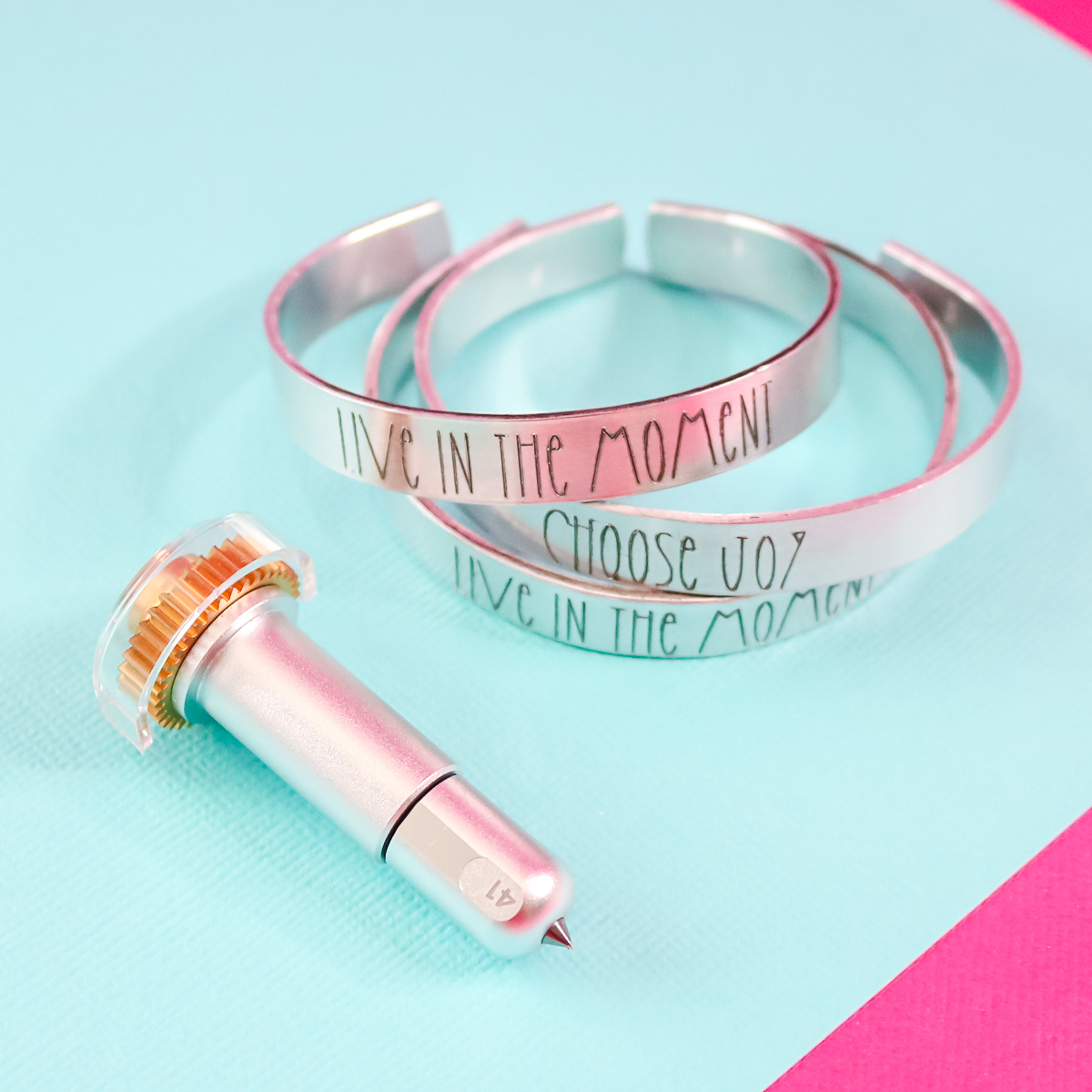 Make a Metal Bracelet with the Cricut Engraving Tool - Creative