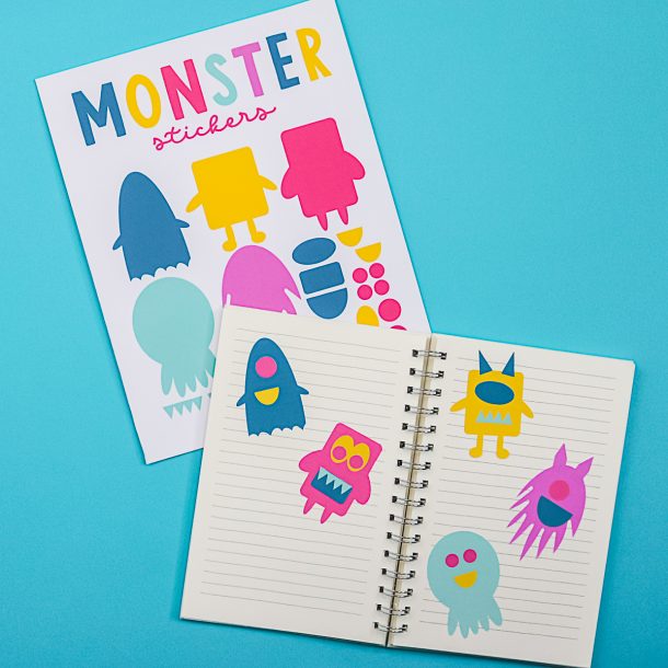 Free Printable Stickers for Toddlers Plus More Monster Fun - Angie ...