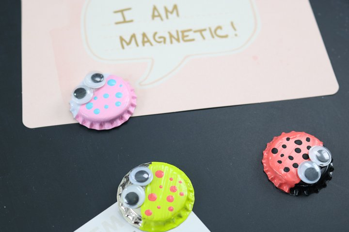 Bottlecap Magnets  The Best Group Craft Project - Infarrantly