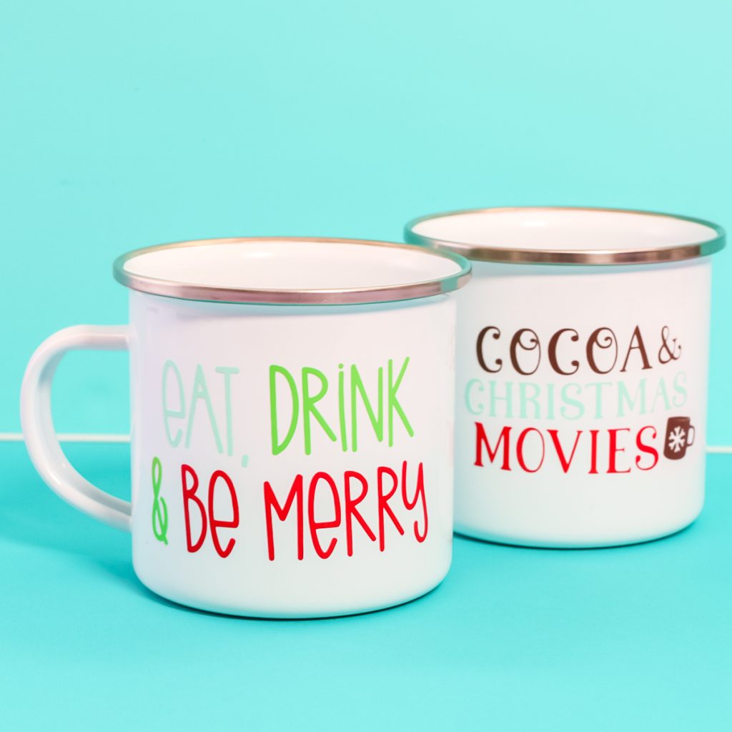 DIY Christmas Mugs with a Cricut Machine - Angie Holden The Country ...