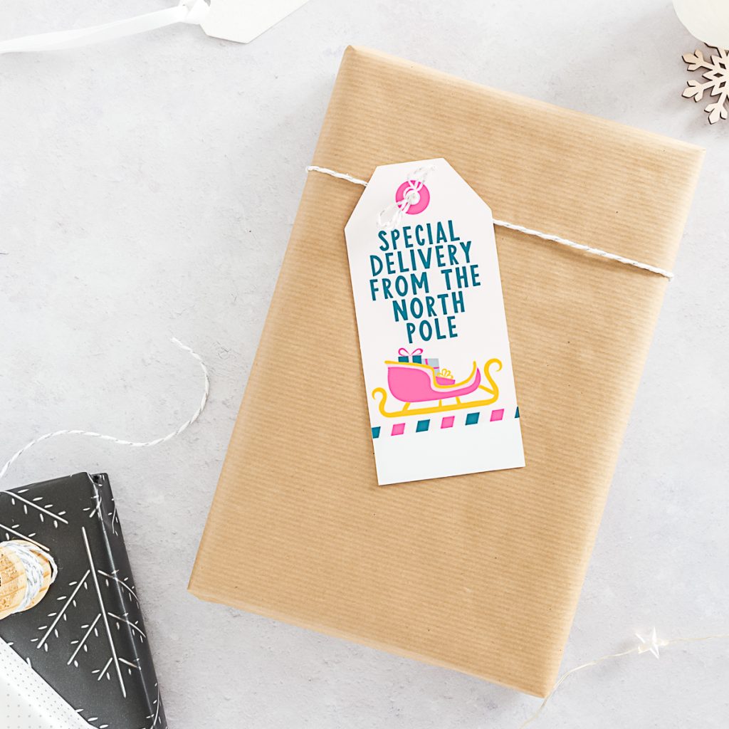 Free Printable Santa Gift Tag From The North Pole - Angie Holden The 