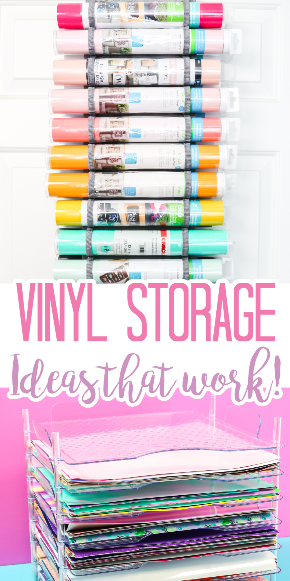 Cricut Vinyl Storage: Options that Work! - Angie Holden The Country ...