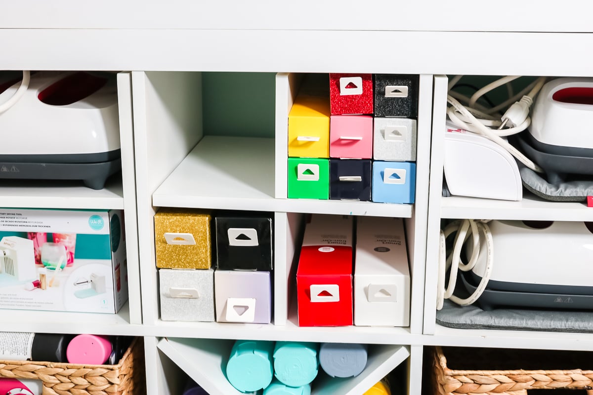 Cricut Vinyl Storage: Options that Work! - Angie Holden The Country Chic  Cottage