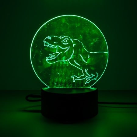 engraved dinosaur nightlight