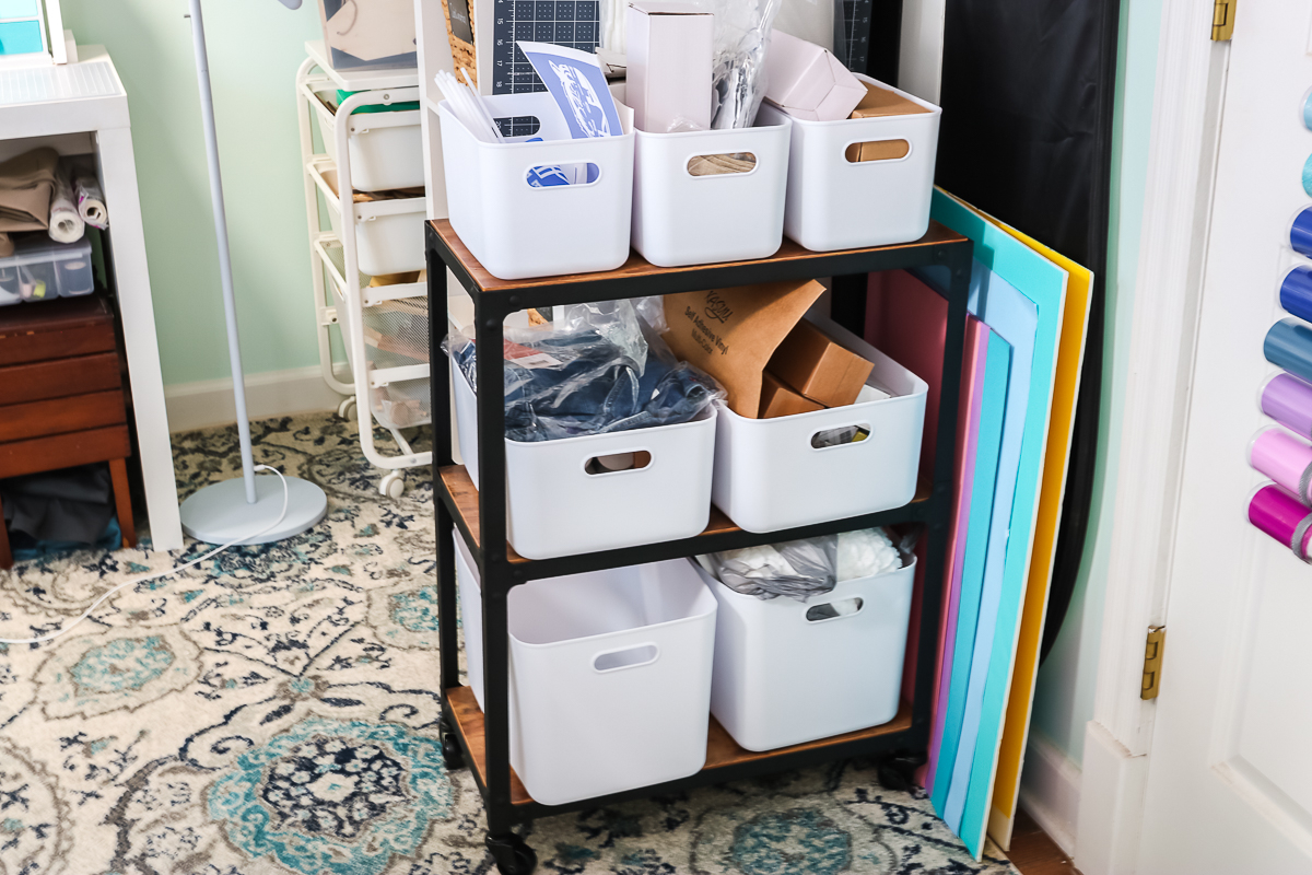 Craft Storage Cart Perfect for Your Cricut - Angie Holden The Country Chic  Cottage