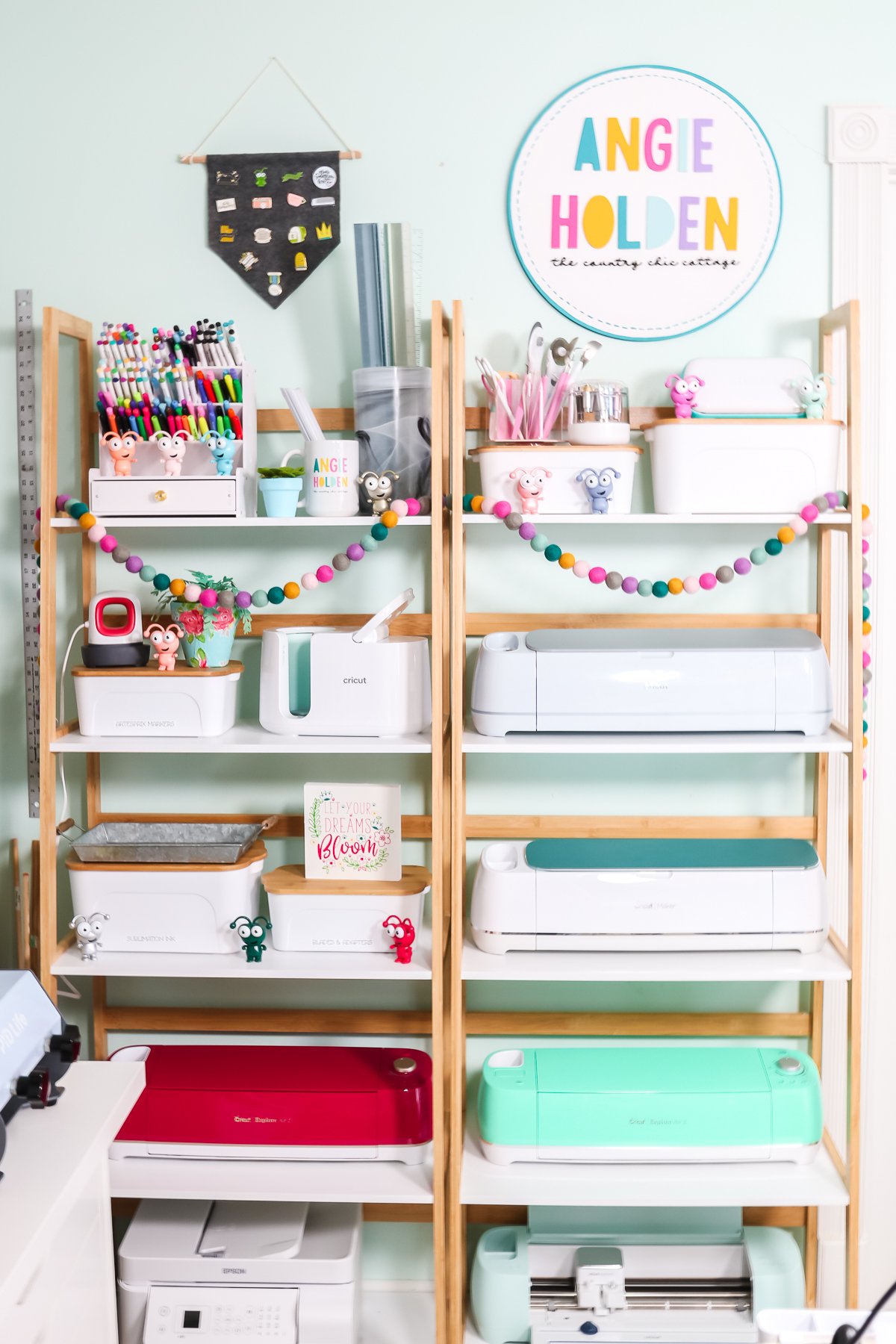 Making a Cricut area in your craft room, Ideas for organizing