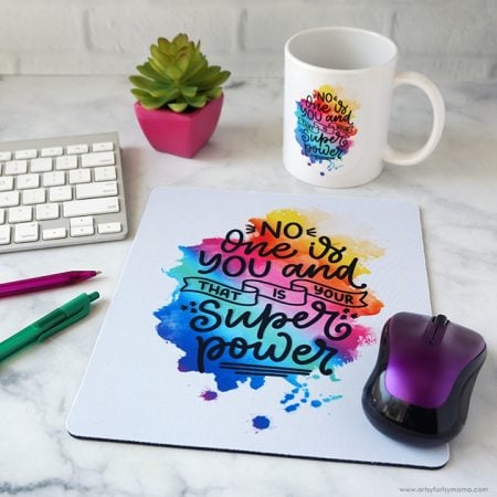 DIY Sublimation Mat by Artsy Fartsy Mama