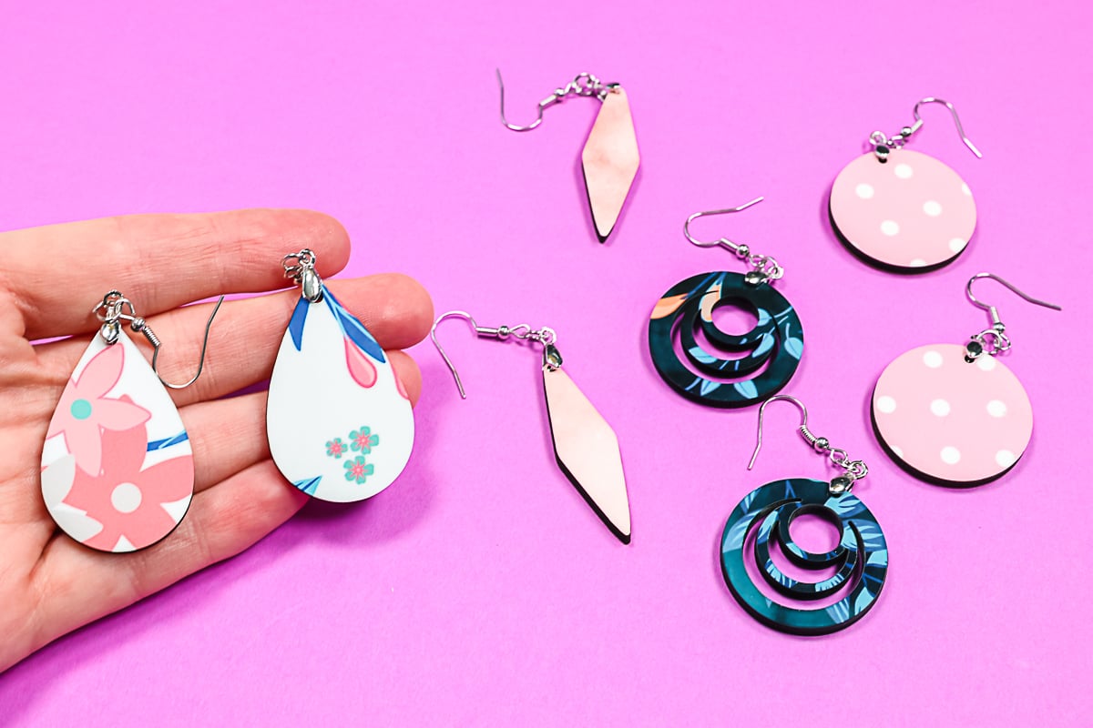 ROUND Sublimation Blanks EARRINGS Sublimation Jewelry 