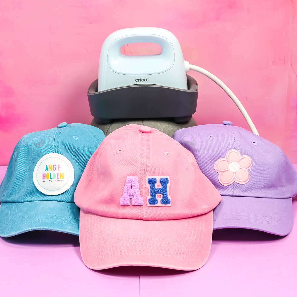Adding Heat Transfer Vinyl to Hats - Angie Holden The Country Chic