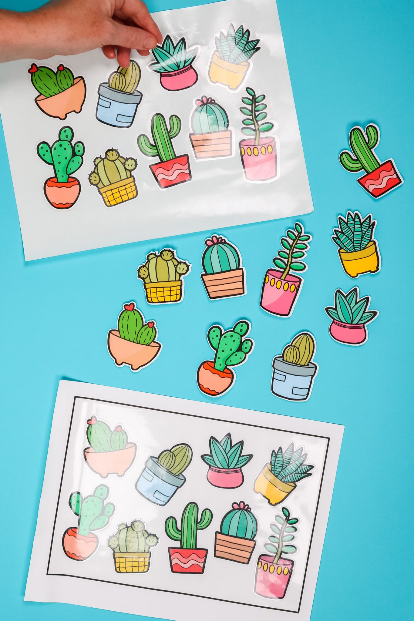 Cricut Laminate Stickers: Two Ways to Make Them - Angie Holden The