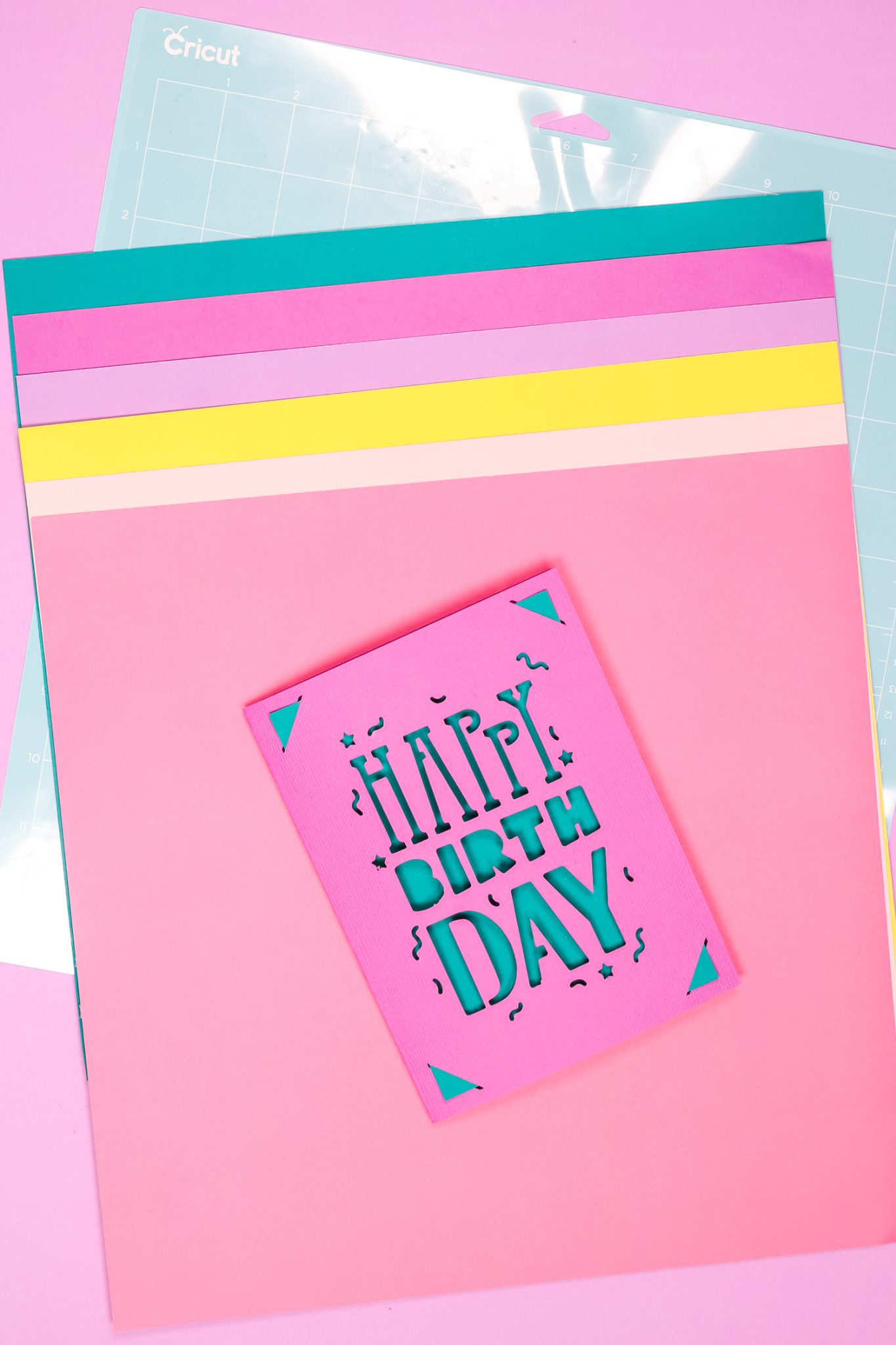 How to Make a Cricut Thank You Card - One Paper Street