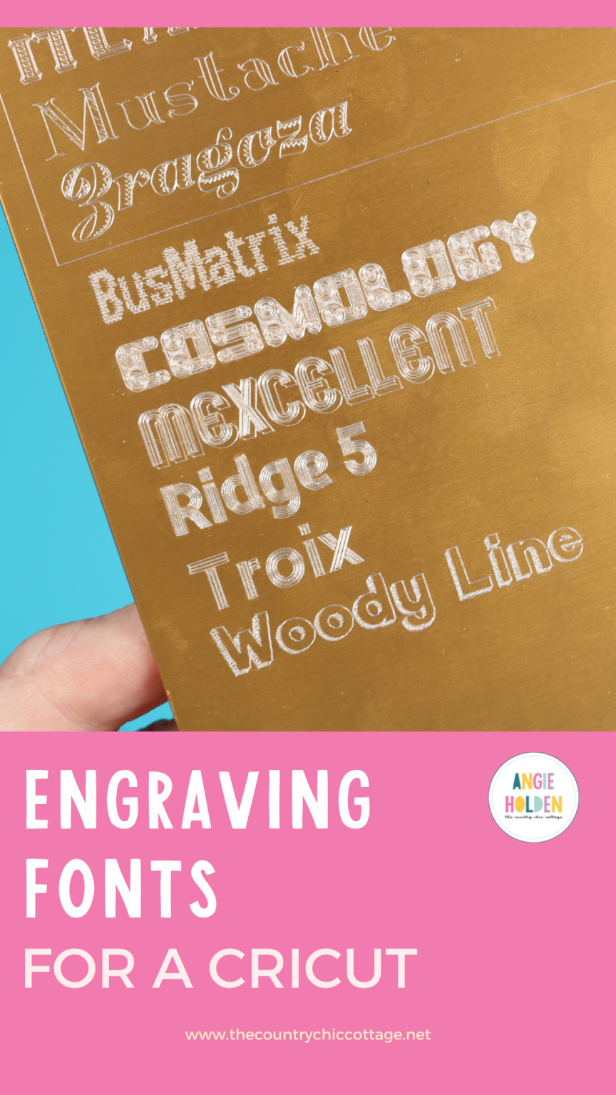 Cricut Engraving Fonts: Filled Fonts for Your Cricut Projects - Angie ...