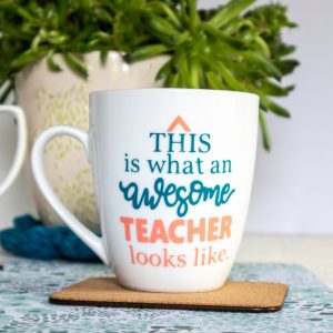 Cricut Joy Teacher Mug by The Kingston Home