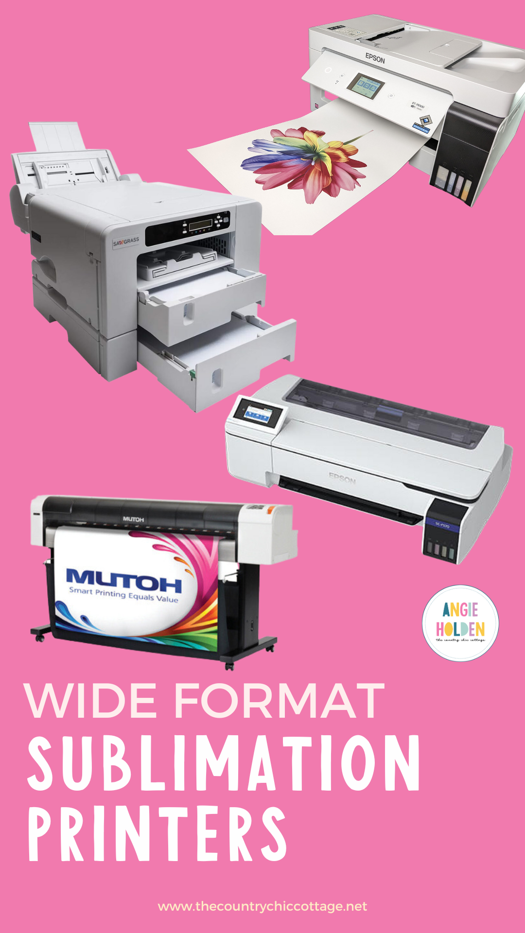 Your Guide to LargeFormat Sublimation Printers Angie Holden The