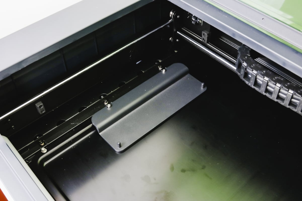 Add xTool Screen Printer bracket to laser.