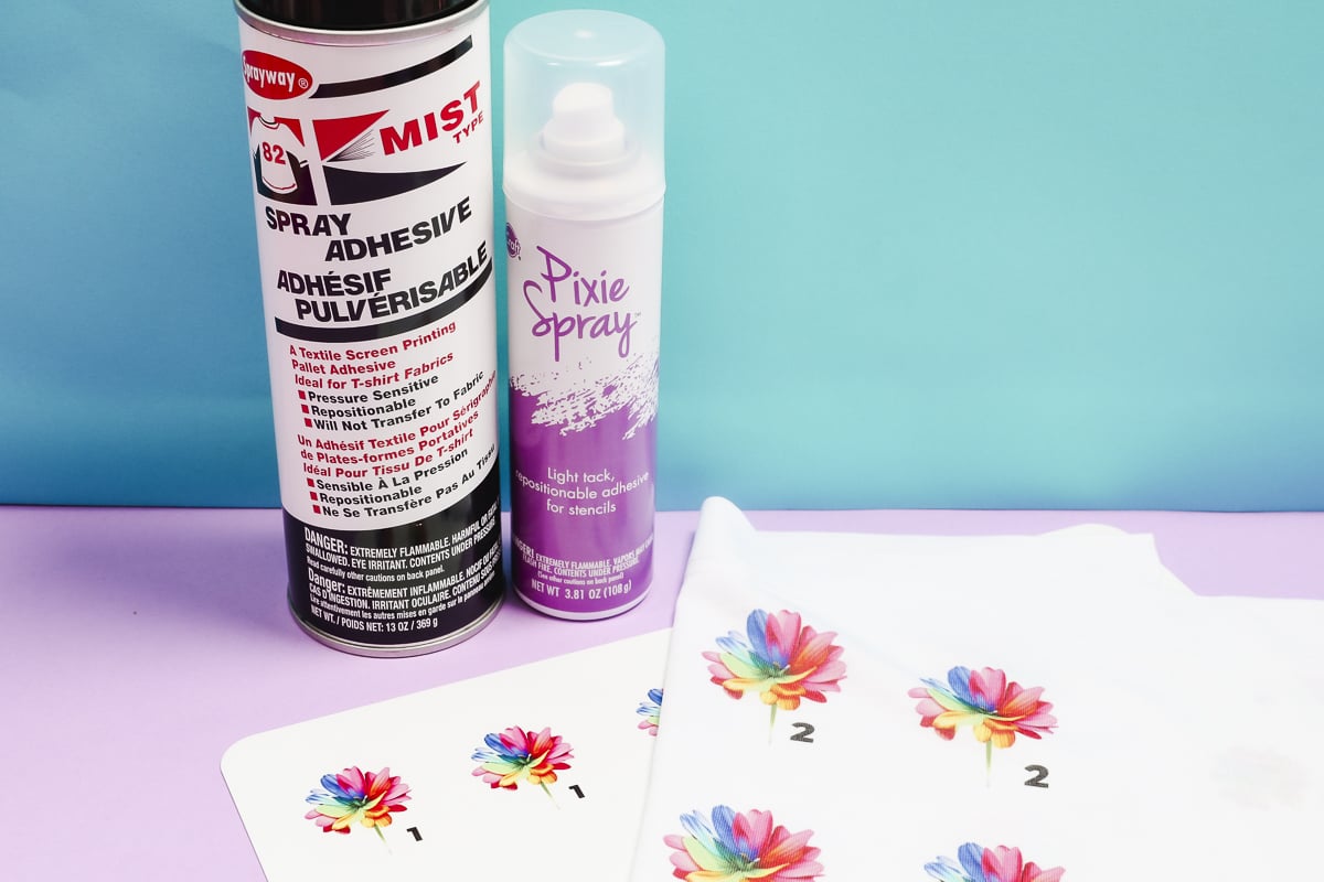 Favorite options for sublimation spray adhesive.