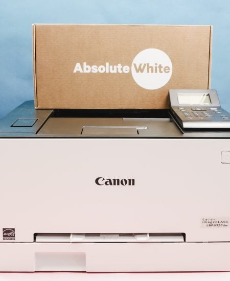 printing white with a home printer