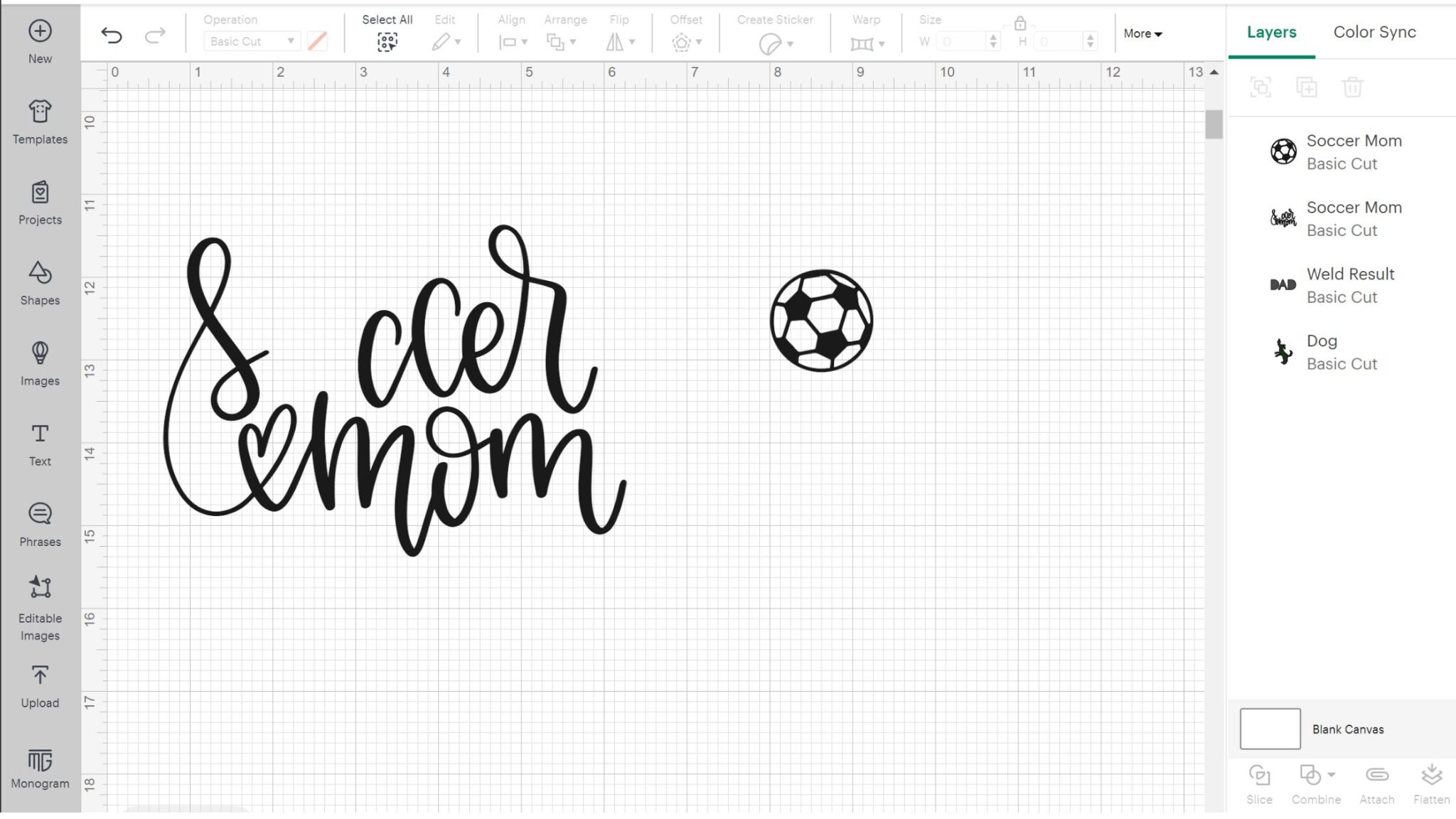 how to make layers in cricut design space