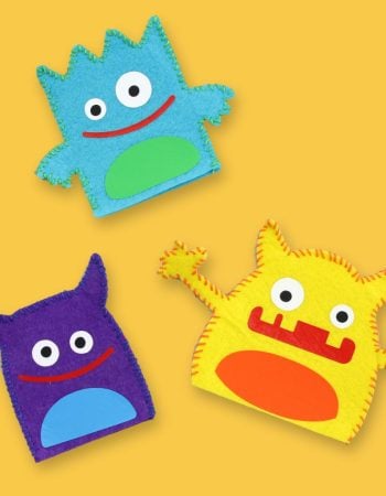 how to make felt puppets