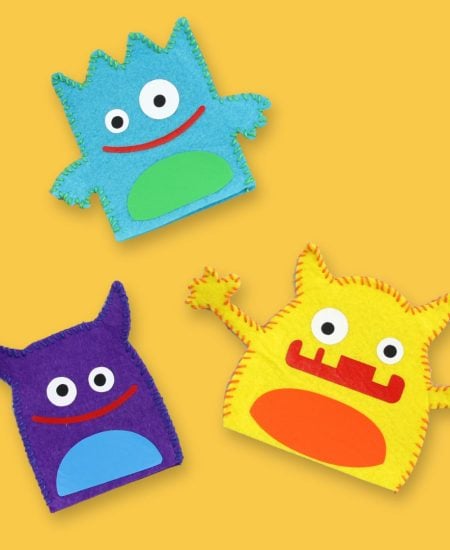 how to make felt puppets