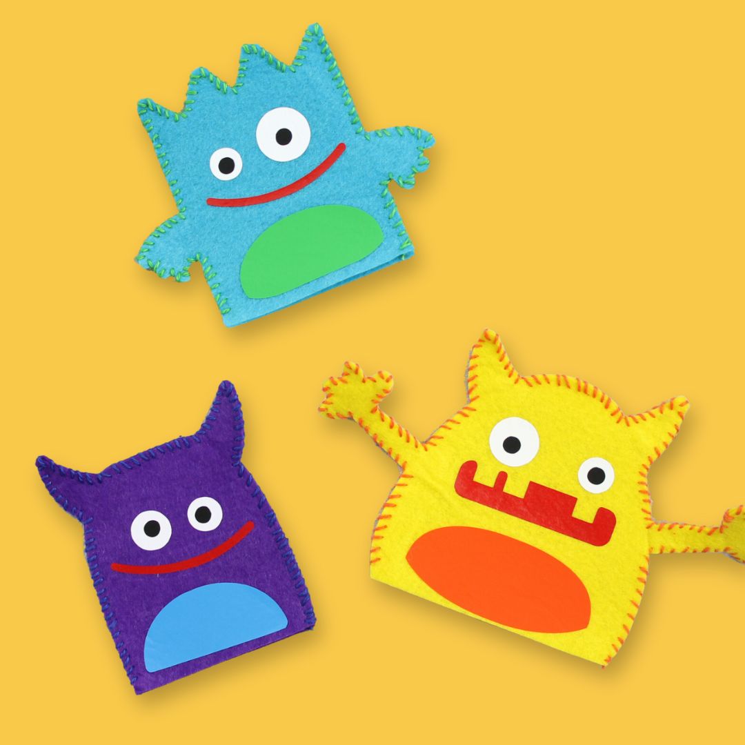 how to make felt puppets