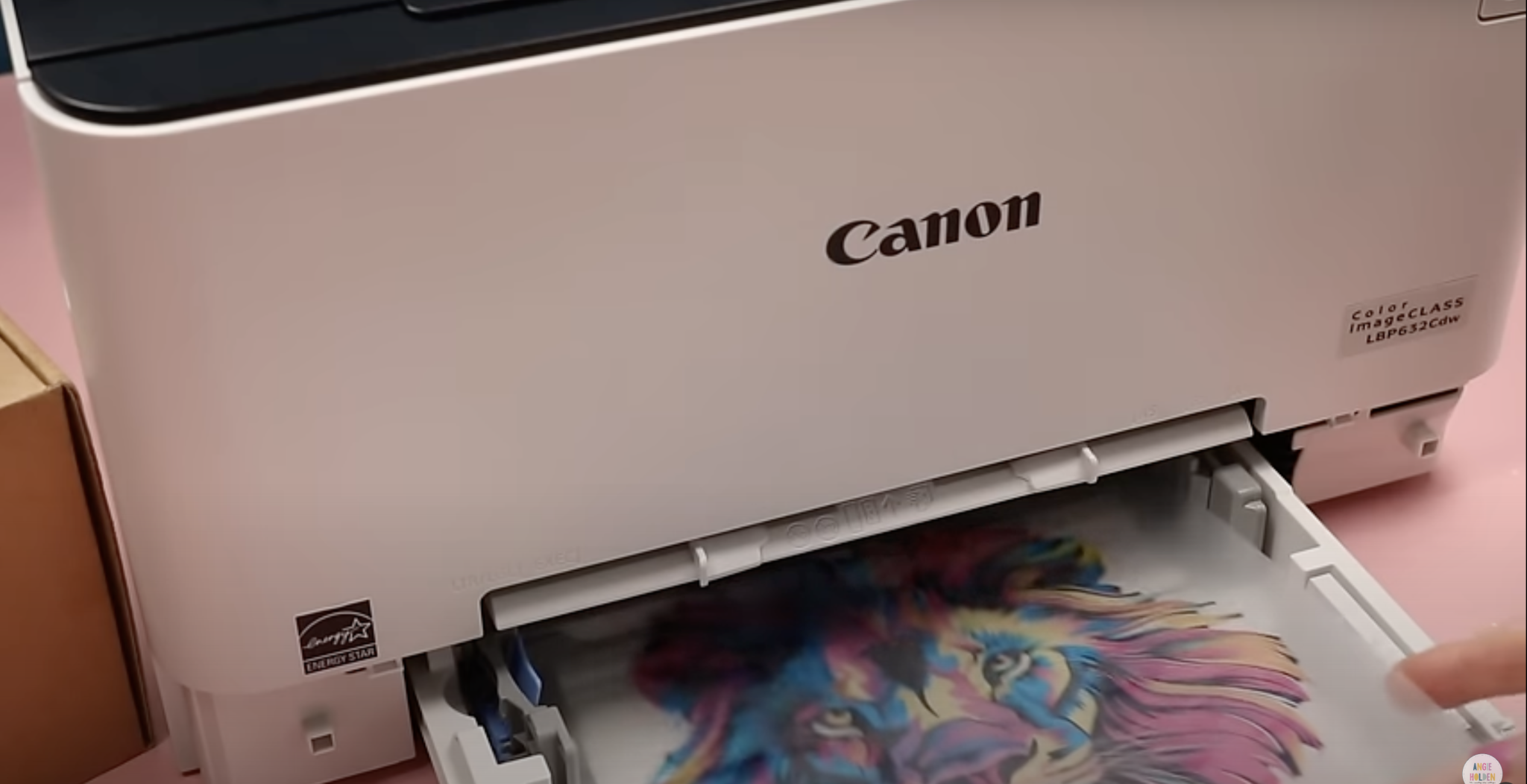 Add paper with full color print back into the printer.