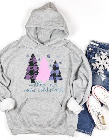 Winter wonderland sweatshirt and outfit.