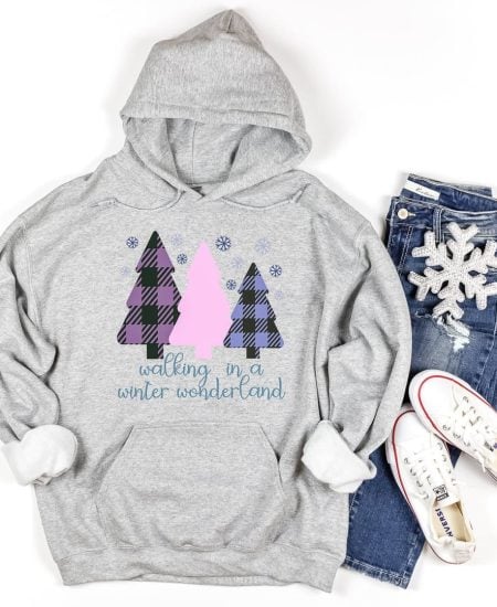 Winter wonderland sweatshirt and outfit.