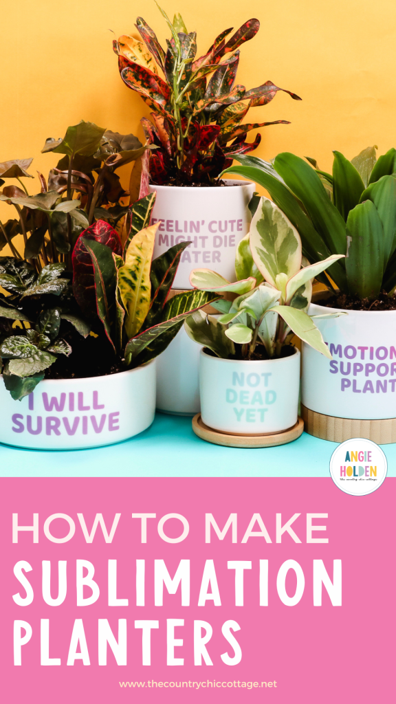 how to make custom planters with sublimation