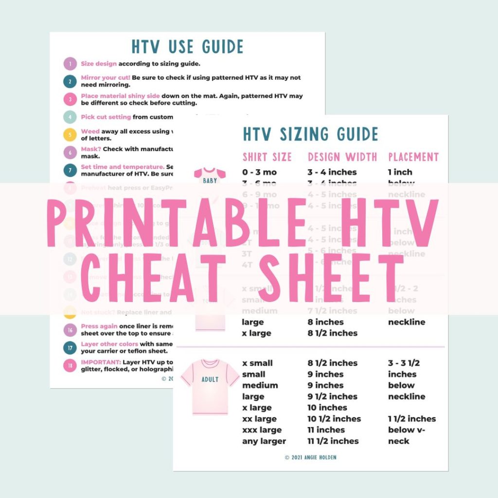 htv cheat sheet