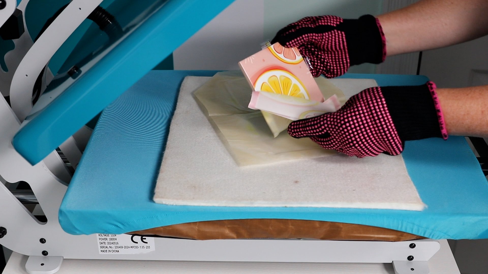 removing print from sublimation tile