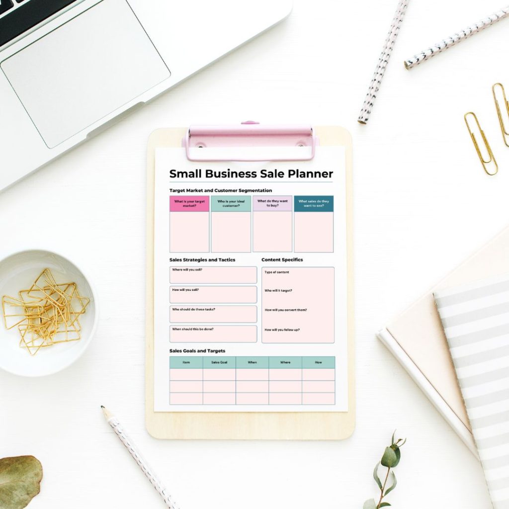 small business sale planner