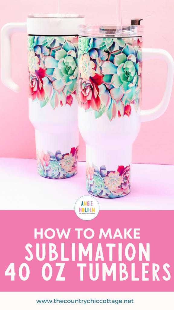 how to make sublimation 40 oz tumblers